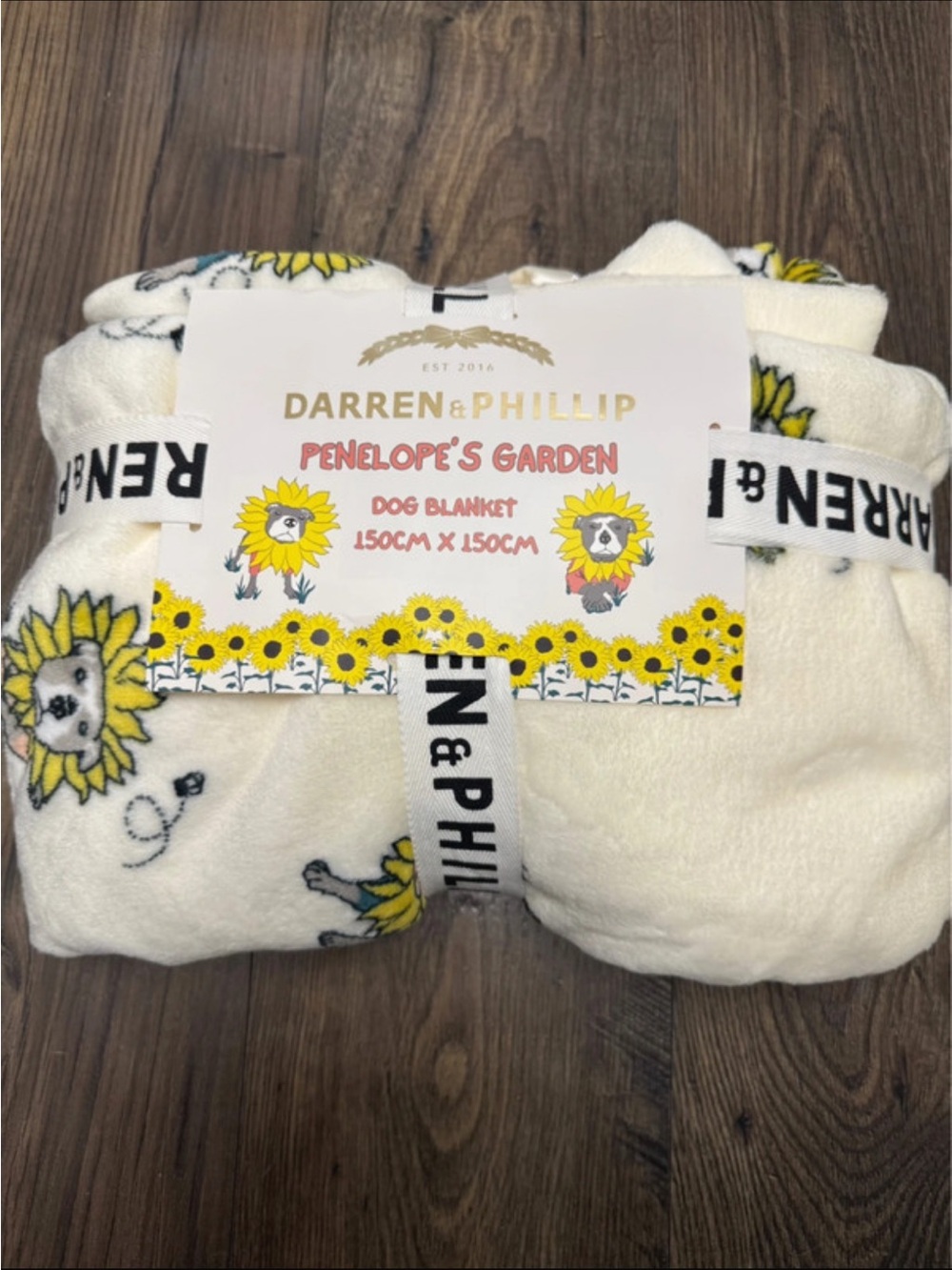 Darren & Phillip Penelope's Garden Dog Blanket (Pit Bull & Staffordshire)